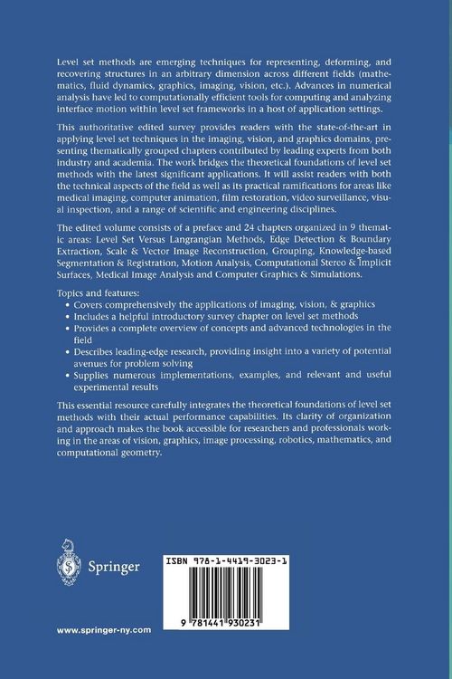 Produktbild: Geometric Level Set Methods in Imaging, Vision, and Graphics