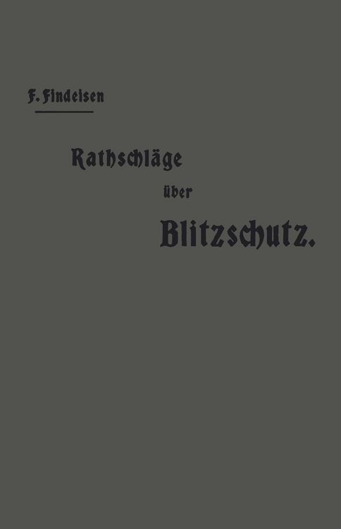 Produktbild: Rathschl&auml;ge &uuml;ber den Blitzschutz der Geb&auml;ude