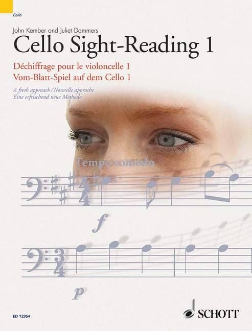 Produktbild: Cello Sight-Reading 1 John Kember Cello Sheet Music Method Book for Beginners Graduated Sight-Reading Exercises, Rhythmic Pattern Recognition, and Teacher Student Duets for Learning