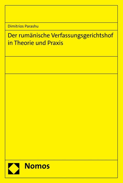 Produktbild: Der rum&auml;nische Verfassungsgerichtshof in Theorie und Praxis