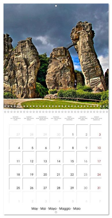 Produktbild: Les paysages d'Allemagne (Calendrier mural carr&eacute; 2026 30x30 cm) Calendrier double avec une page pour vos prises de notes