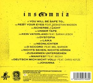 Produktbild: Insomnia(CD Digisleeve)