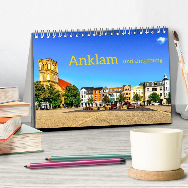 Produktbild: Anklam und Umgebung (Tischkalender 2026 DIN A5 quer), CALVENDO Monatskalender