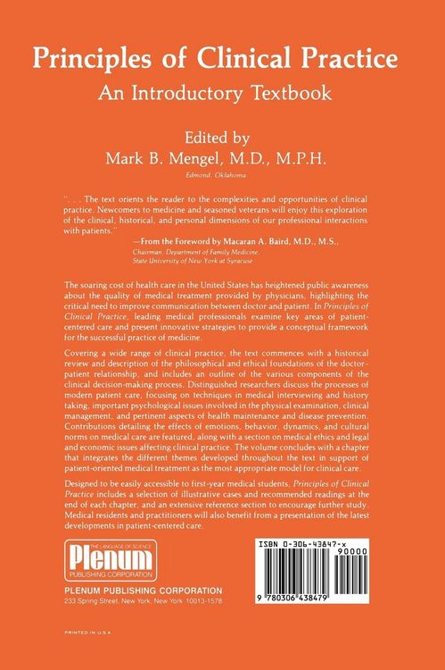 Produktbild: Principles of Clinical Practice