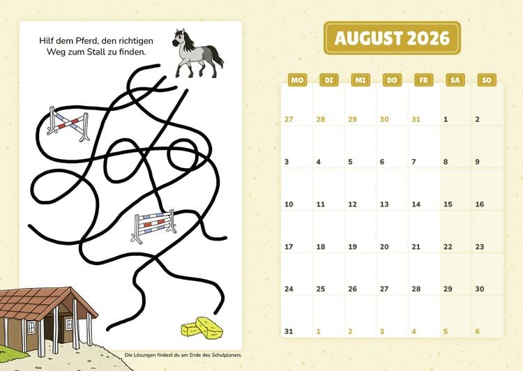 Produktbild: HOPPi GALOPPi Schulplaner 2026/2027
