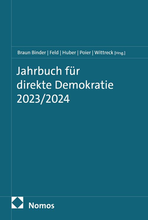 Produktbild: Jahrbuch f&uuml;r direkte Demokratie 2023/2024