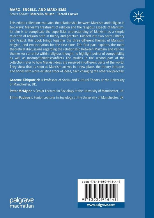 Produktbild: Marxism, Religion, and Emancipatory Politics