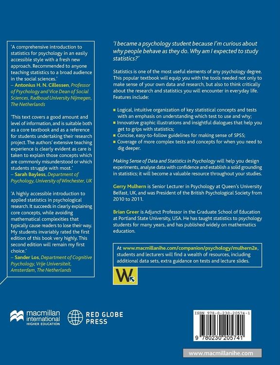 Produktbild: Making Sense of Data and Statistics in Psychology