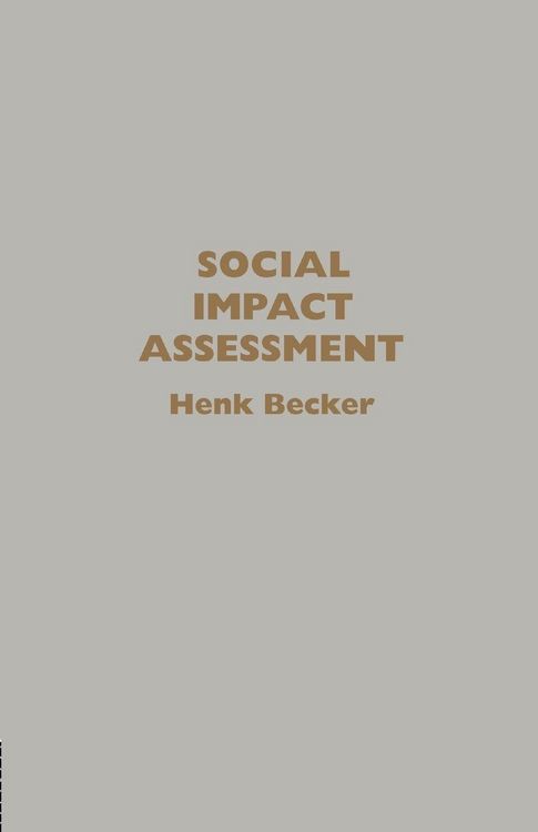 Produktbild: Social Impact Assessment