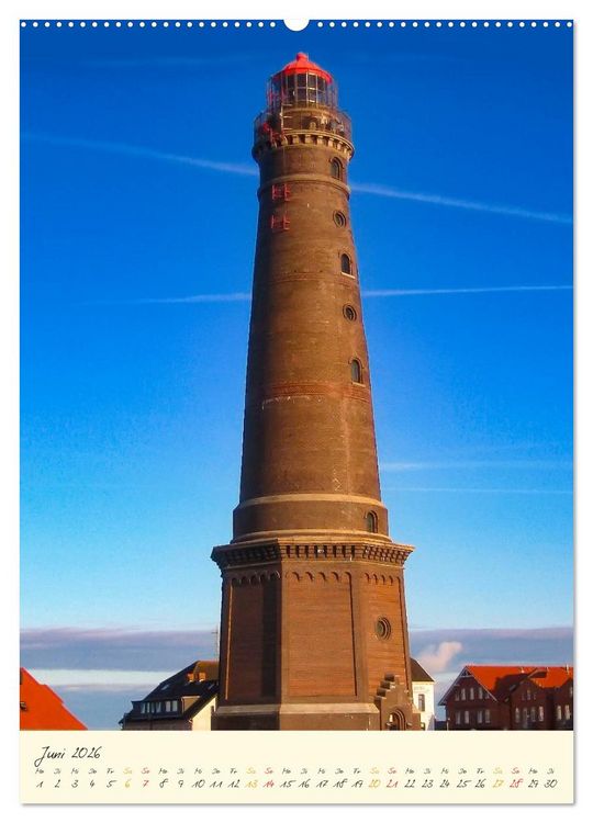 Produktbild: Norddeutsche Leuchtt&uuml;rme - maritime Wegweiser (hochwertiger Premium Wandkalender 2026 DIN A2 hoch), Kunstdruck in Hochglanz