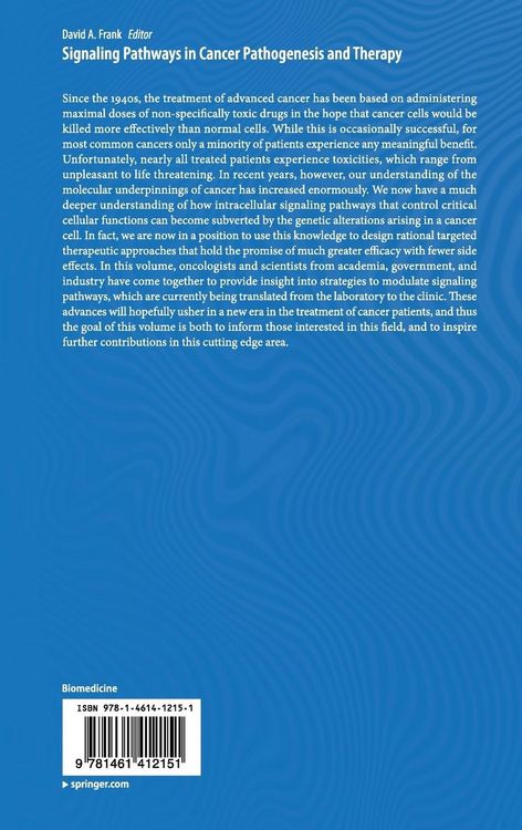 Produktbild: Signaling Pathways in Cancer Pathogenesis and Therapy