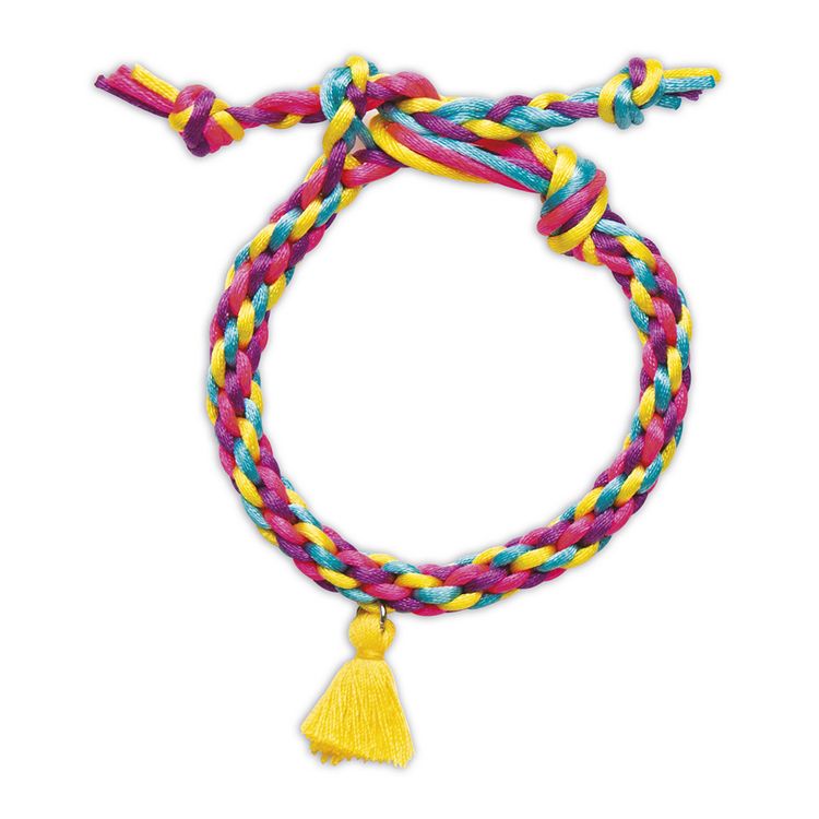 Produktbild: Freundschaftsarmb&auml;nder in Neonfarben &ndash; Bastel-Set f&uuml;r Kinder (13 Schmuckst&uuml;cke)