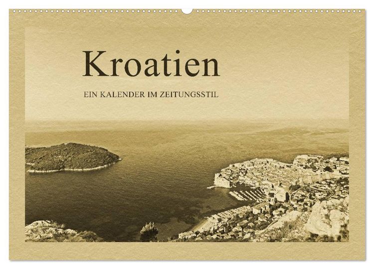 Produktbild: Kroatien (Wandkalender 2026 DIN A2 quer), CALVENDO Monatskalender