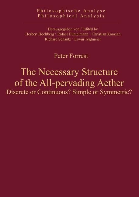 Produktbild: The Necessary Structure of the All-pervading Aether