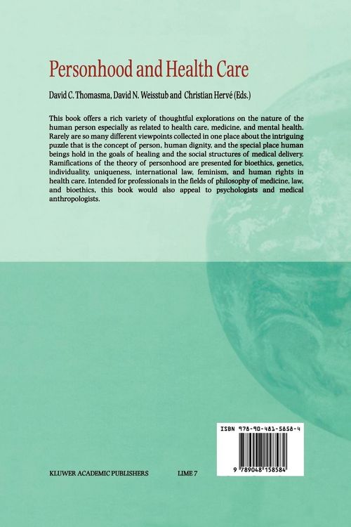 Produktbild: Personhood and Health Care