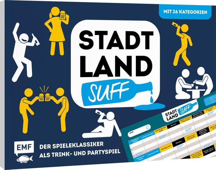 Bild vom Artikel Stadt, Land, Suff - Der Spieleklassiker als Trink- und Partyspiel vom Autor 