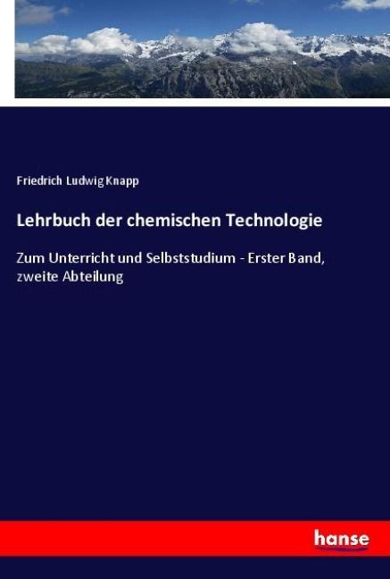 Produktbild: Lehrbuch der chemischen Technologie