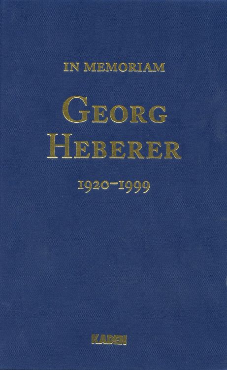 Produktbild: Georg Heberer
