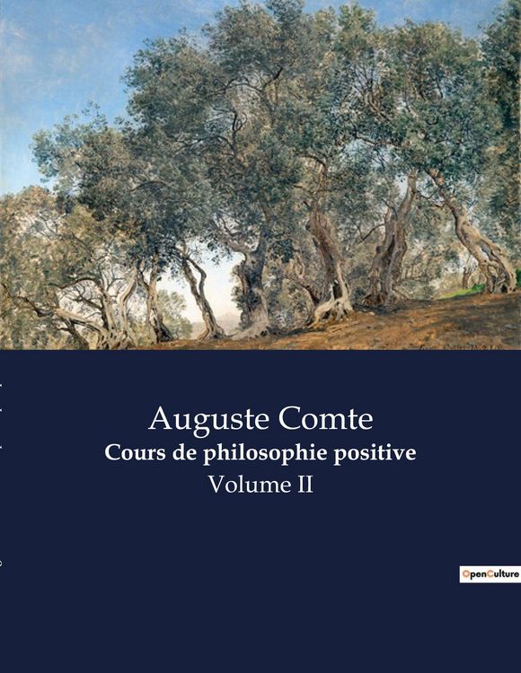 Produktbild: Cours de philosophie positive