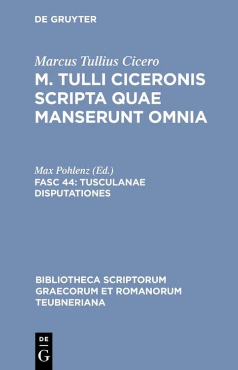 Produktbild: Tusculanae disputationes