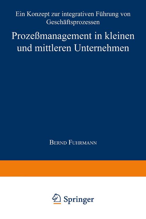 Produktbild: Proze&szlig;management in kleinen und mittleren Unternehmen