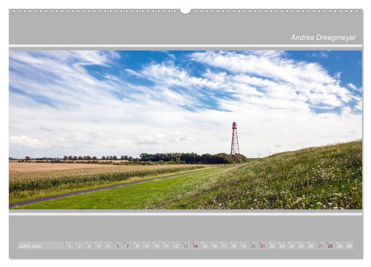 Produktbild: Krummh&ouml;rn im Panorama-Format (Wandkalender 2026 DIN A2 quer), CALVENDO Monatskalender