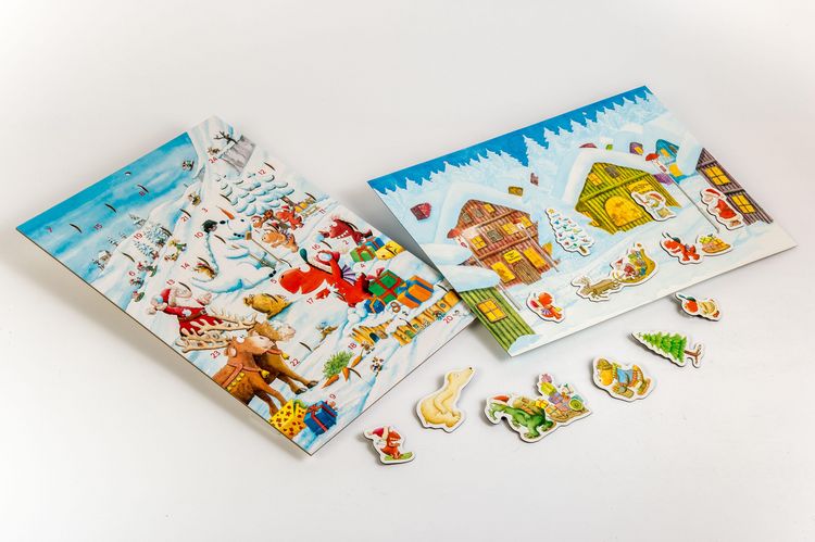 Produktbild: Der kleine Drache Kokosnuss - Magnet-Adventskalender mit 24 verschiedenen Magnet-Motiven