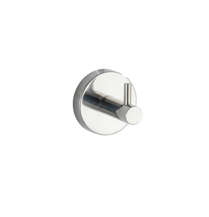 Produktbild: Wandhaken Uno Mod. Bosio Edelstahl gl&auml;nzend 2er Set, rostfrei