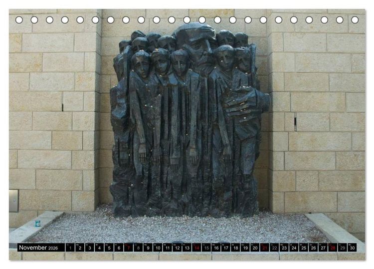 Produktbild: Jerusalem - die Goldene Stadt (Tischkalender 2026 DIN A5 quer), CALVENDO Monatskalender