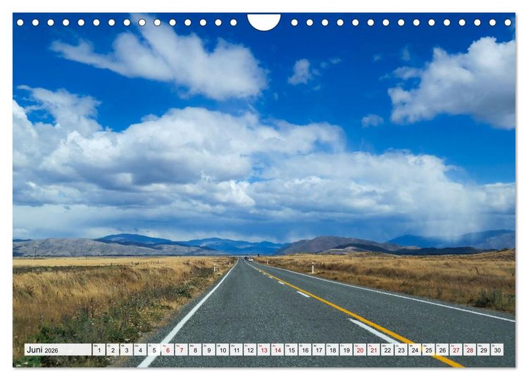 Produktbild: Sehnsuchtsziel Neuseeland (Wandkalender 2026 DIN A4 quer), CALVENDO Monatskalender