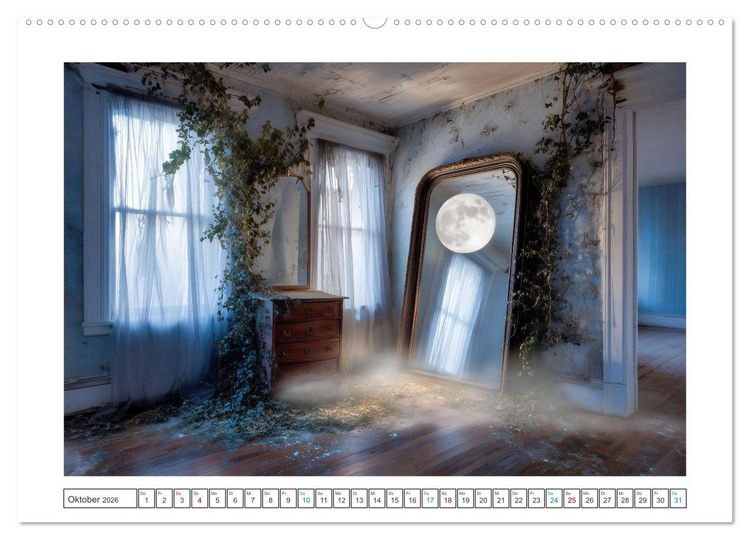 Produktbild: Magische Reflexionen (hochwertiger Premium Wandkalender 2026 DIN A2 quer), Kunstdruck in Hochglanz