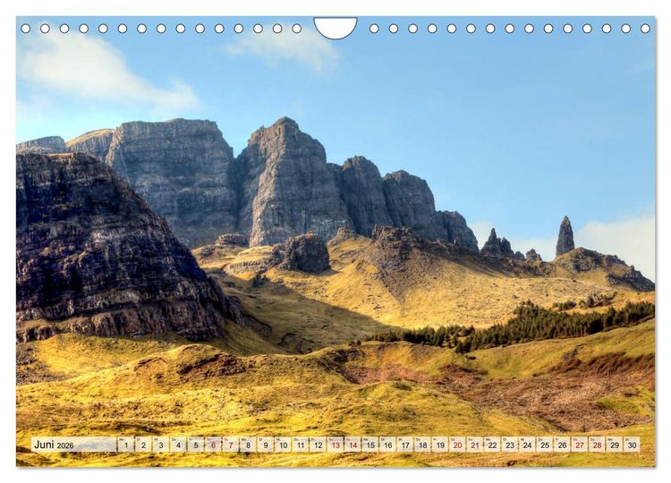 Produktbild: Schottland - Land aus Nebel und Licht (Wandkalender 2026 DIN A4 quer), CALVENDO Monatskalender