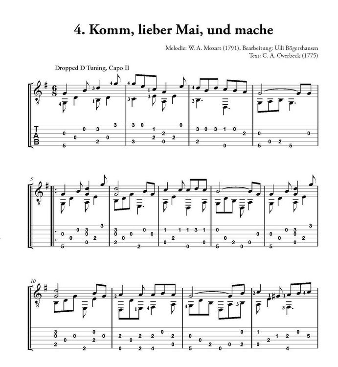 Produktbild: Deutsche Volkslieder f&uuml;r Fingerstyle Guitar