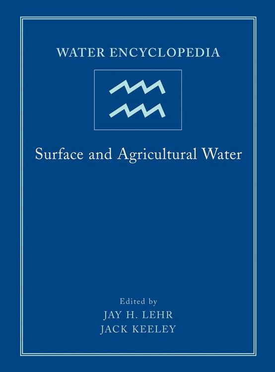 Produktbild: Water Encyclopedia, Surface and Agricultural Water