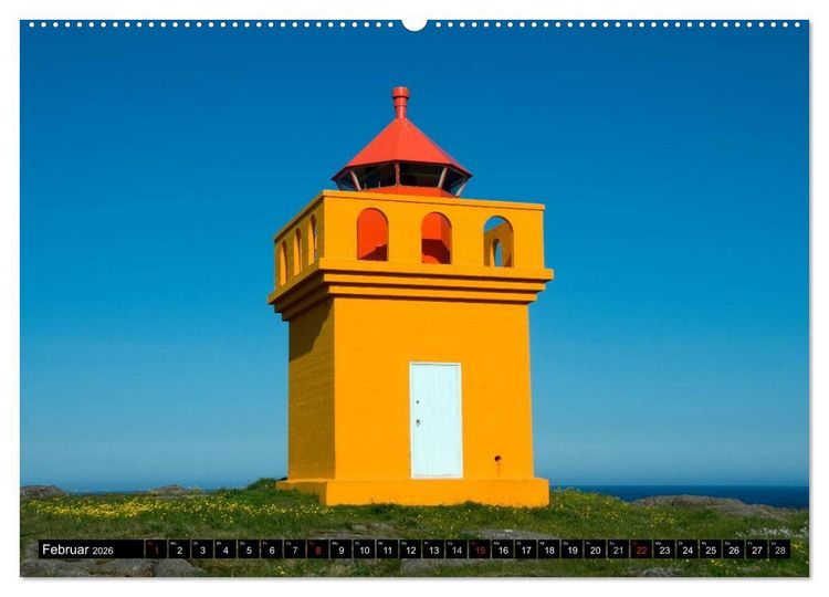 Produktbild: Island (Wandkalender 2026 DIN A2 quer), CALVENDO Monatskalender