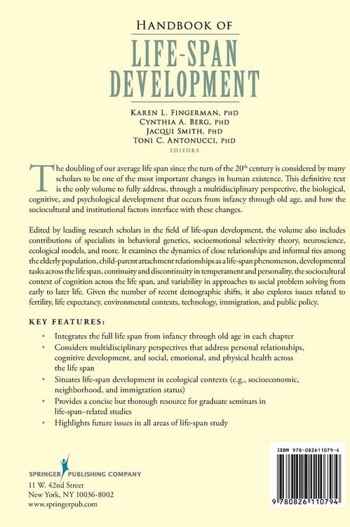 Produktbild: Handbook of Life-Span Development