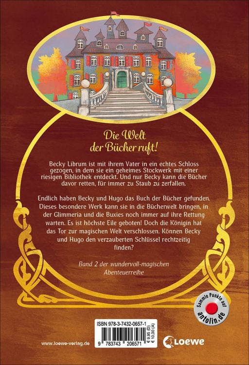 Produktbild: Das B&uuml;cherschloss (Band 2) - Der verzauberte Schl&uuml;ssel