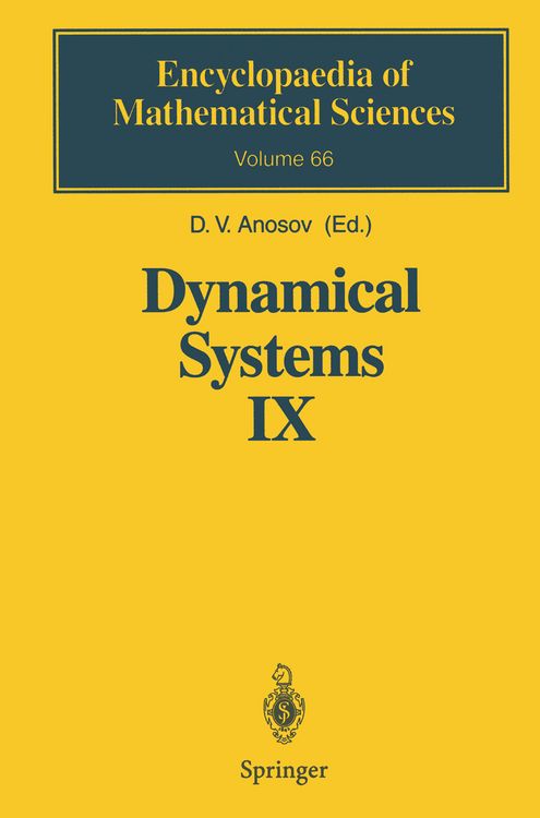 Produktbild: Dynamical Systems IX