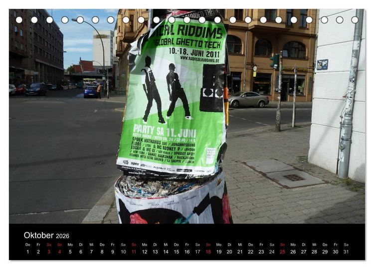 Produktbild: Alternativer Berlinkalender (Tischkalender 2026 DIN A5 quer), CALVENDO Monatskalender
