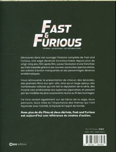 Produktbild: Fast & Furious : la saga, les acteurs, les voitures stars