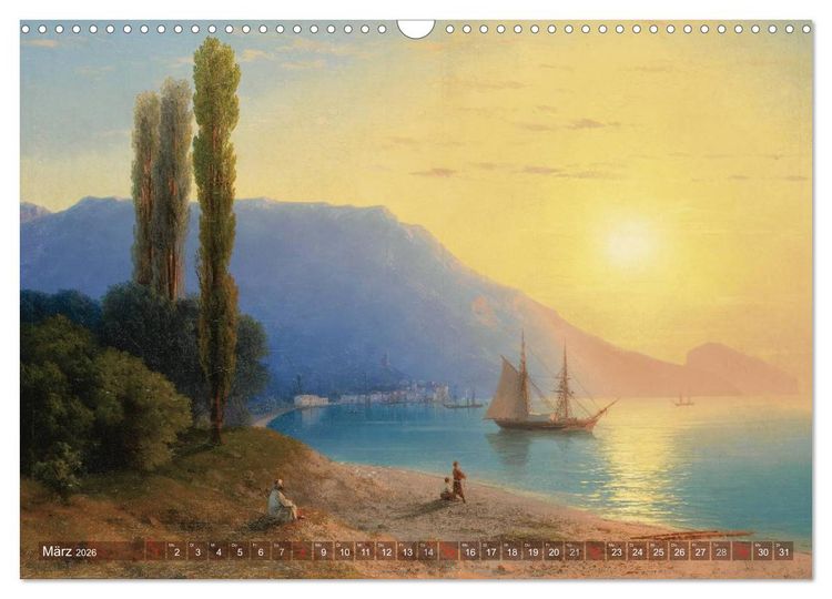 Produktbild: Gemalte Landschaften (Wandkalender 2026 DIN A3 quer), CALVENDO Monatskalender