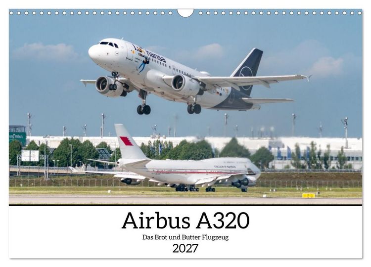 Produktbild: Airbus A320 Das Brot und Butter Flugzeug (Wandkalender 2027 DIN A3 quer), CALVENDO Monatskalender
