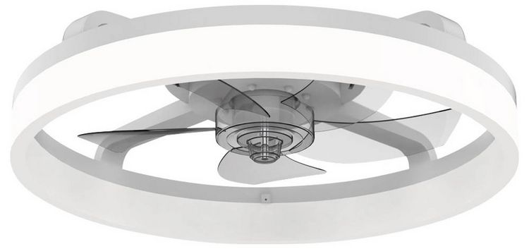 Produktbild: Westinghouse Deckenventilator 20W (&Oslash; x H) 500mm x 165mm Wei&szlig; Timer, mit Fernbedienung, mit Beleuchtung, Wendbare Fl&uuml;gel, mi