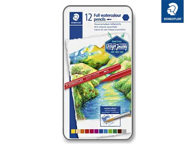 Produktbild: STAEDTLER wasservermalbarer Vollfarbstift, 12er Set