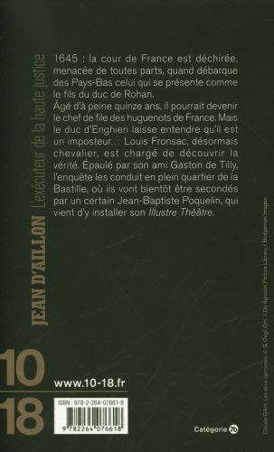 Produktbild: L'ex&eacute;cuteur de la haute justice. Les enqu&ecirc;tes de Louis Fronsac