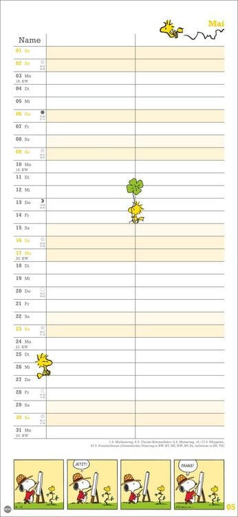 Produktbild: Peanuts Planer Wir zwei 2027