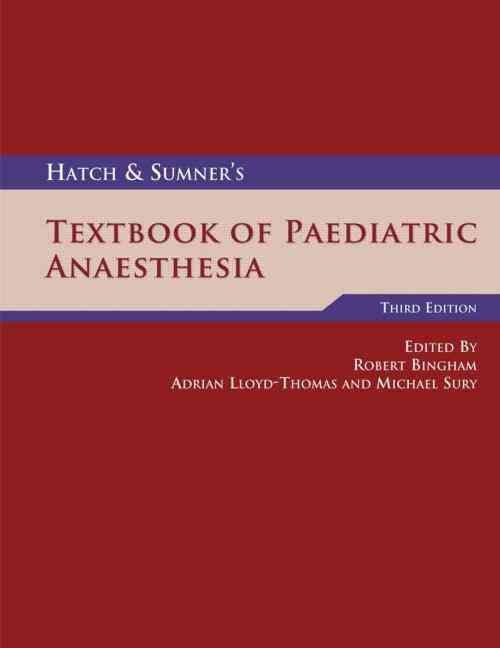 Produktbild: Hatch & Sumner's Textbook of Paediatric Anaesthesia Third edition