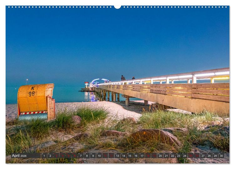 Produktbild: Ostseeb&auml;der an der L&uuml;becker Bucht (Wandkalender 2026 DIN A2 quer), CALVENDO Monatskalender