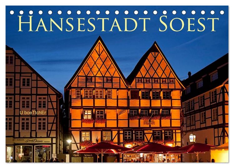 Produktbild: Hansestadt Soest (Tischkalender 2026 DIN A5 quer), CALVENDO Monatskalender