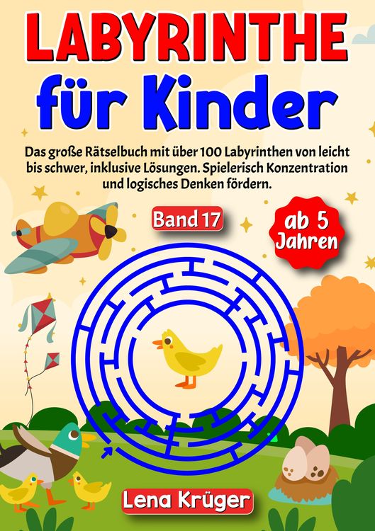Produktbild: Labyrinthe f&uuml;r Kinder ab 5 Jahren - Band 17